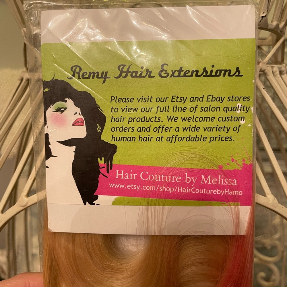 Remy hair extensions/ this is real hair never used